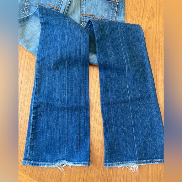 Vintage OG ‘04 Seven For All Mankind Long Legs Bootcut jeans, size 26/27x34 - Picture 4 of 12
